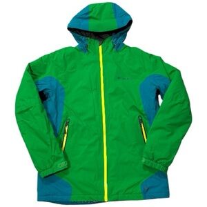 Columbia Sportswear Insulated Lining Omni-Dry Vibrant Green and‎ Teal Jacket - L